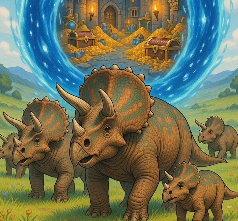 The Herd of Triceratops